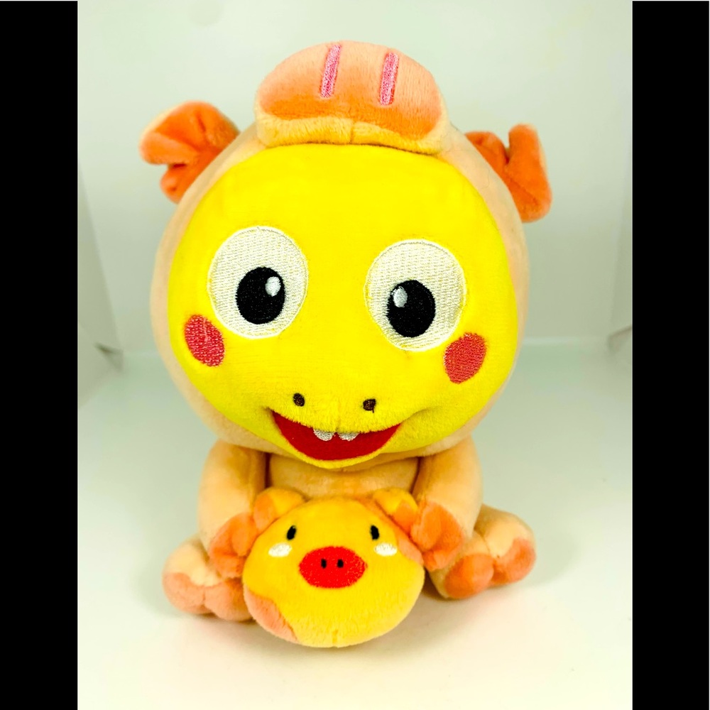 VIPKid Pig Dino Plush Chinese Year Of The Pig Costume 8” Stuffed